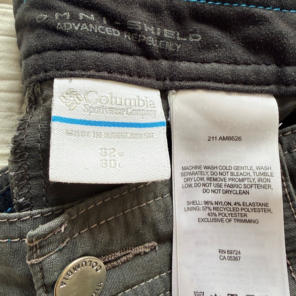 Columbia Grey Hiking Pants
